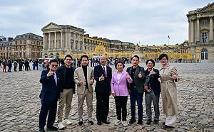 韓國瑜率團訪法  參訪凡爾賽宮 