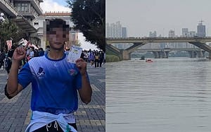 文大橄欖球員跳河救人失聯！曾獲路跑冠軍  姊姊淚崩：他游泳很厲害
