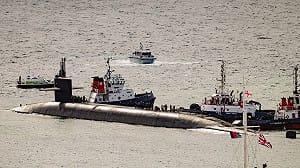（影）核威脅？！攜「三叉戟Ⅱ」  美俄亥俄級潛艦現身直布羅陀