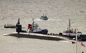 （影）核威脅？！攜「三叉戟Ⅱ」  美俄亥俄級潛艦現身直布羅陀