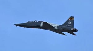 美國空軍T-38C教練機在阿拉巴馬州墜毀 兩名飛行員安全彈射 