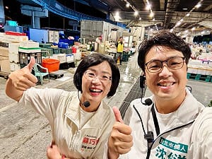 蘇巧慧化身「領頭羊」帶學弟拜票！沈伯洋把她叫成「馬芋圓」