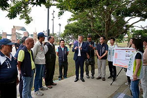 蔡其昌爭取3290萬！翻新大甲鐵砧山步道、校地內縮建通學路