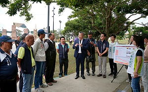 蔡其昌爭取3290萬！翻新大甲鐵砧山步道、校地內縮建通學路