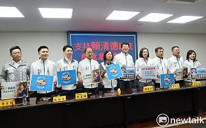 謝龍介率藍軍支持賴總統「拿香對拜」  籲0到18政策提早今年實施