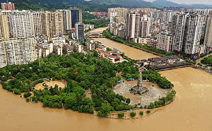 (影) 暴雨橫掃中國華南多省！貴州、湖北災情慘重 7省區急啟防禦響應
