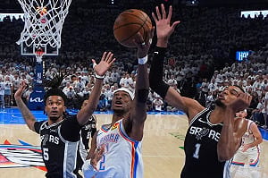 亞歷山大32分助雷霆拔馬刺　NBA西冠奪3勝率先聽牌