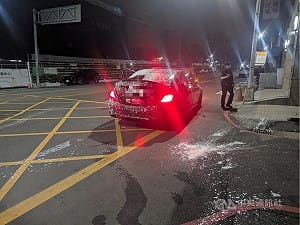網路言論糾紛　台中2男潑漆轎車涉恐嚇遭法辦