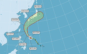 午後雷雨防大雨！南部內陸飆36度　薔蜜颱風估朝日本南方海面前進