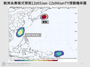 (影)薔蜜剛走又有颱風？南海低壓挾西南風進逼  台灣將迎10天暴雨