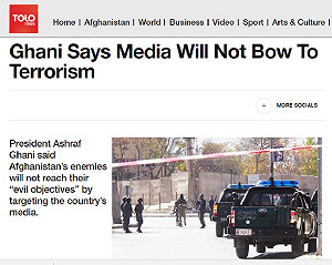 阿富汗電視台遇襲2死擊斃1嫌  IS宣稱犯案