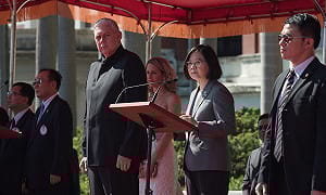 蔡英文接待聖露西亞總理  表達出訪意願