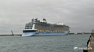 海洋贊禮號首航台中 4千貴客暢遊中台灣