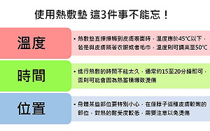 使用熱敷墊要小心！食藥署：敷太久恐燙傷