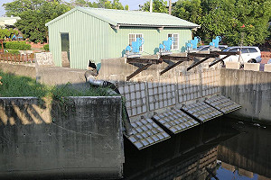 下營區首座應急抽水站完工 積水消退3天縮短為半天
