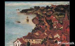 陳澄波繪東台灣臨海道路  睽違90年畫作回台