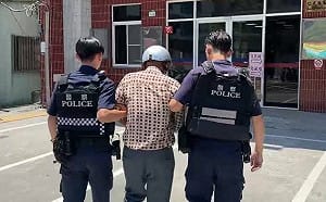 高雄街頭砍人！8旬老翁行兇後1小時落網 竟稱「認錯人」
