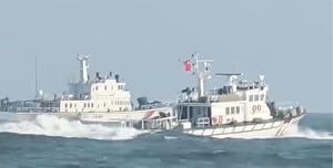 4中國海警船侵擾金門水域 海巡：發動灰色地帶騷擾塑造管轄權假象