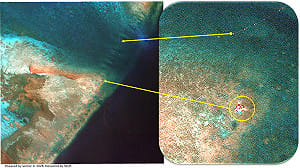 黃岩島又見不明新裝置！6×6公尺高反射性物體  菲：監測中、勿臆測