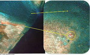 黃岩島又見不明新裝置！6×6公尺高反射性物體  菲：監測中、勿臆測