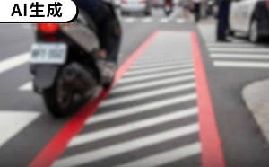 壓到「紅白結界」要罰3.6萬？事實查核中心：引導用槽化線最高罰1800！