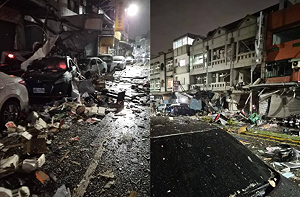 新竹便當店氣爆致2死！連棟建築全損毀阻調查　原因待釐清