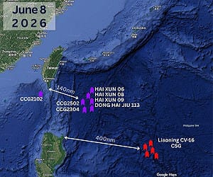 吳釗燮曝光6中國海事船艇在台東南140公里活動  這次日本沒圖、沒照片