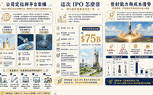 多圖拆解 SpaceX IPO  如何吃下 AI、通訊與太空三大市場？