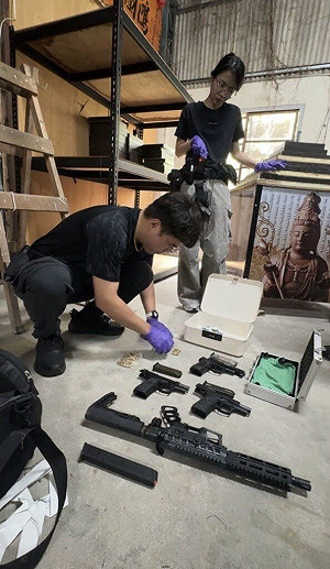 台南警新化及安南區起出6把長短槍　拘提2人送辦