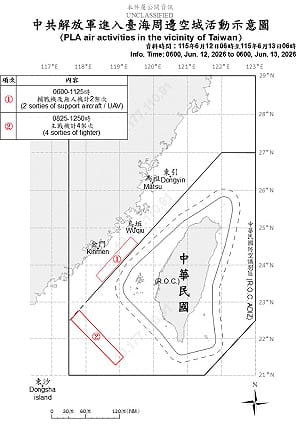 中共16機艦船台海周邊活動 國軍嚴密監控應處