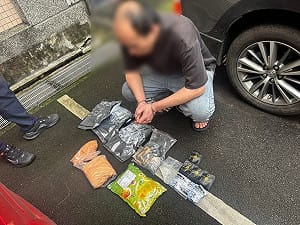 毒駕男載逾2000包毒品及彩虹菸　桃園警攔查送辦
