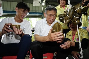 柯文哲嫌「包粽子太麻煩！直接用碗公吃」！她怒嗆：你還是回去踩你的飛輪吧！