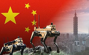中共研發「機器狼」瞄準台海打頭陣 華府專家示警：台灣應建立多層次防禦反制 