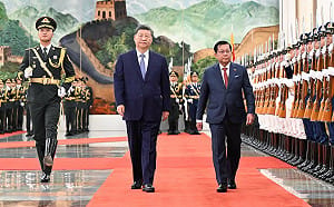 習近平會晤緬甸軍政府領袖敏昂來 一帶一路合作再受關注