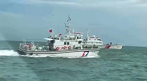 端午前夕中國海警船再擾金門　海巡署派艇強勢驅離