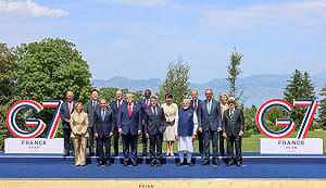 G7峰會發聯合聲明 除了肯定川普促成美伊停火協議 還提到台灣...