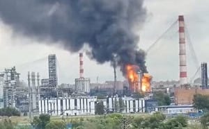 （影）53%產能停擺！烏克蘭無人機夜襲莫斯科煉油廠  距克里姆林宮15公里