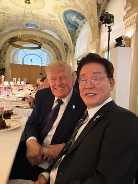 除了深入討論朝鮮半島與美韓關係外  李在明與川普還規劃要一起打小白球...