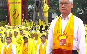兩岸同步謁廟拜祖惹議！三重先嗇宮遙祭伏羲　遭批宗教統戰