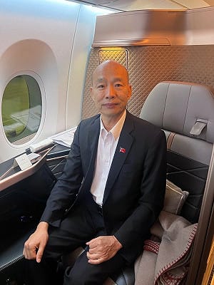 韓國瑜率團訪美、發文低調不提會晤美行政高層