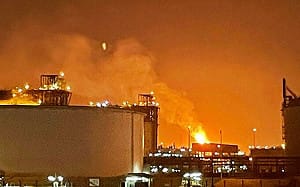 卡達工業區天然氣加工廠大爆炸  致54傷18失蹤