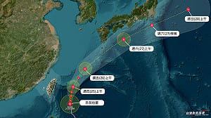 真正的雨彈在後面！中颱米克拉北上引進強西南風 全台暴雨連炸3天