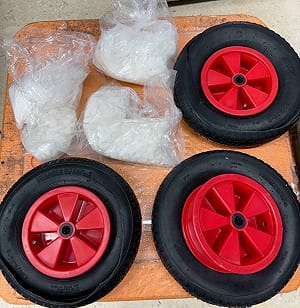 輪胎茶包藏毒以國際包裹寄台灣　警逮2人送辦