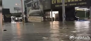 台南豪雨逢滿潮夾擊多處淹水積水消退快  黃偉哲：強化排水整治提升防洪韌性