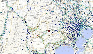 山梨規模5.6地震  富士河口湖町最大震度6弱