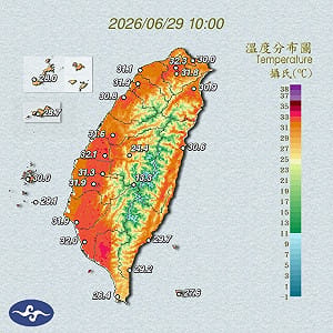熱浪來襲！鋒面遠離全台重回盛夏  雙北、山區今日慎防午後雷雨