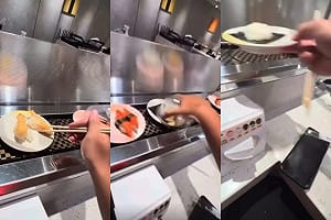 吃剩壽司放回轉盤！超噁行為引網撻伐 爭鮮證實自家員工惡搞