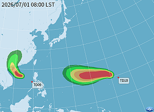 雙「熱帶低壓」生成！下週挑戰強颱 靠近台灣東部海域