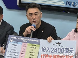 國民黨提2400億無人機條例違憲？ 藍黨團無奈：發展國防產業違法？