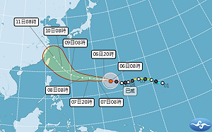 強颱巴威來勢洶洶！北東3區首當其衝 專家揭遇台「3大特徵」